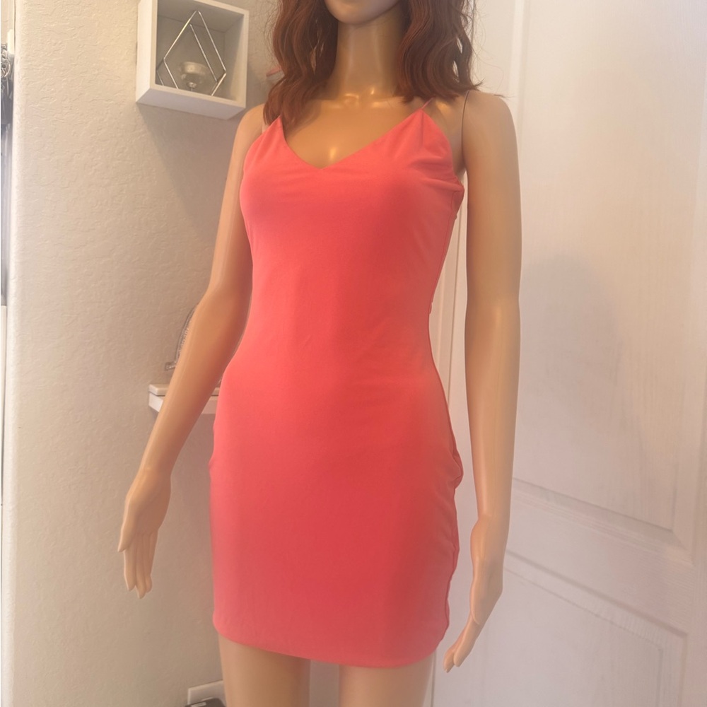 Vibrant Pink Sleeveless Dress